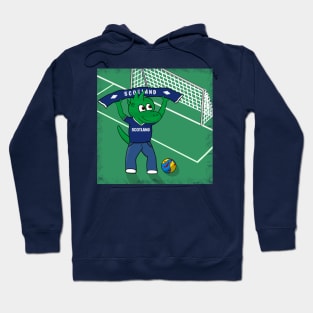 Dino Scotland Football Fan Hoodie